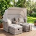 Комплект мебели AFINA плетеной из иск. ротанга AFM-330G Grey