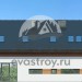 Проект узкого двухэтажного коттеджа из керамоблоков в европейском стиле с одноместным гаражом и камином - VV-14