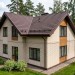 Металлочерепица квинта плюс с 3D резом 0,5 Quarzit RAL 8017 шоколад