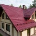 Металлочерепица GL квадро профи 0,5 Satin RAL 3005 красное вино