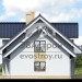 Проект узкого двухэтажного дома из керамоблоков с эркером и одноместным гаражом - SK-104