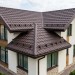 Металлочерепица кредо GL 0,5 Quarzit lite RR 32 темно-коричневый