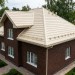 Металлочерепица квинта плюс с 3D резом 0,5 Satin RAL 1015 светлая слоновая кость