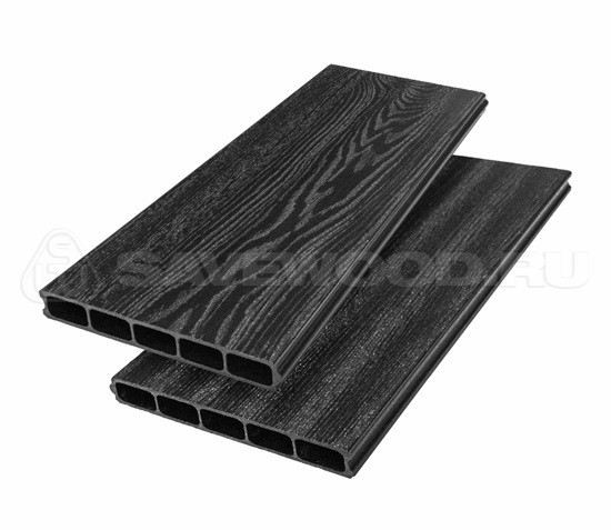 Грядочная доска ДПК 3D Savewood SW Rumex Чёрный