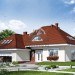 проект двухэтажного дома с двухместным гаражом 15 на 12