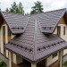 Металлочерепица классик 0,5 Satin RR 32 темно-коричневый