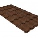 Металлочерепица кредо GL 0,5 Safari Twincolor Brown