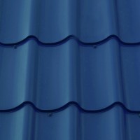 Металлочерепица М28 0,5 GreenCoat Pural BT SSAB RR35 синий