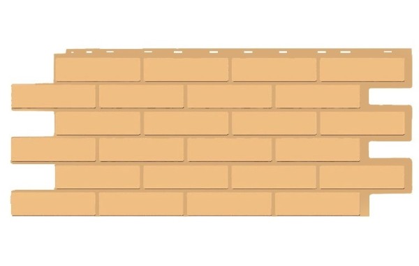 Фасадная панель T-Siding Кирпич Модерн Эко Крем