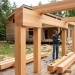 Клееный брус лиственница 100х100х3000 мм сорт Экстра