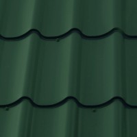 Металлочерепица М28 0,5 GreenCoat Pural BT SSAB 5С7 зеленый